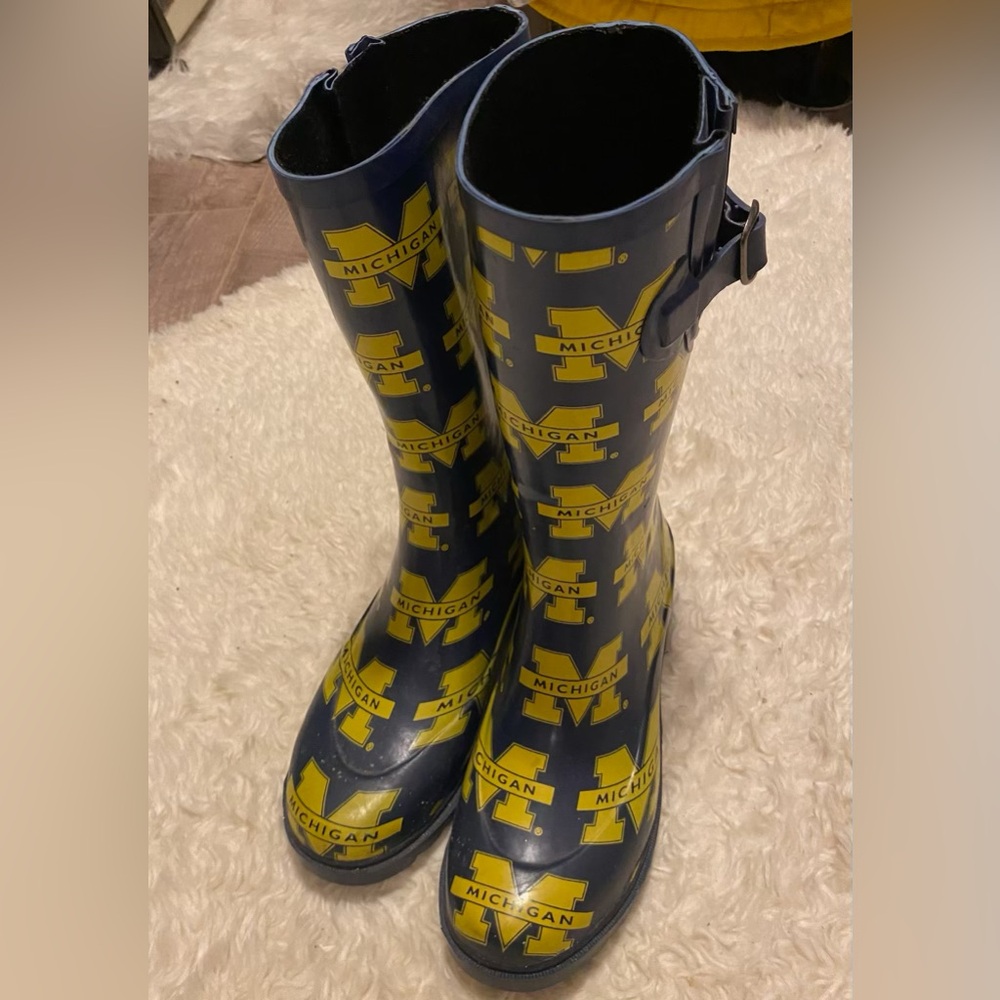 University of Michigan Rain Boots